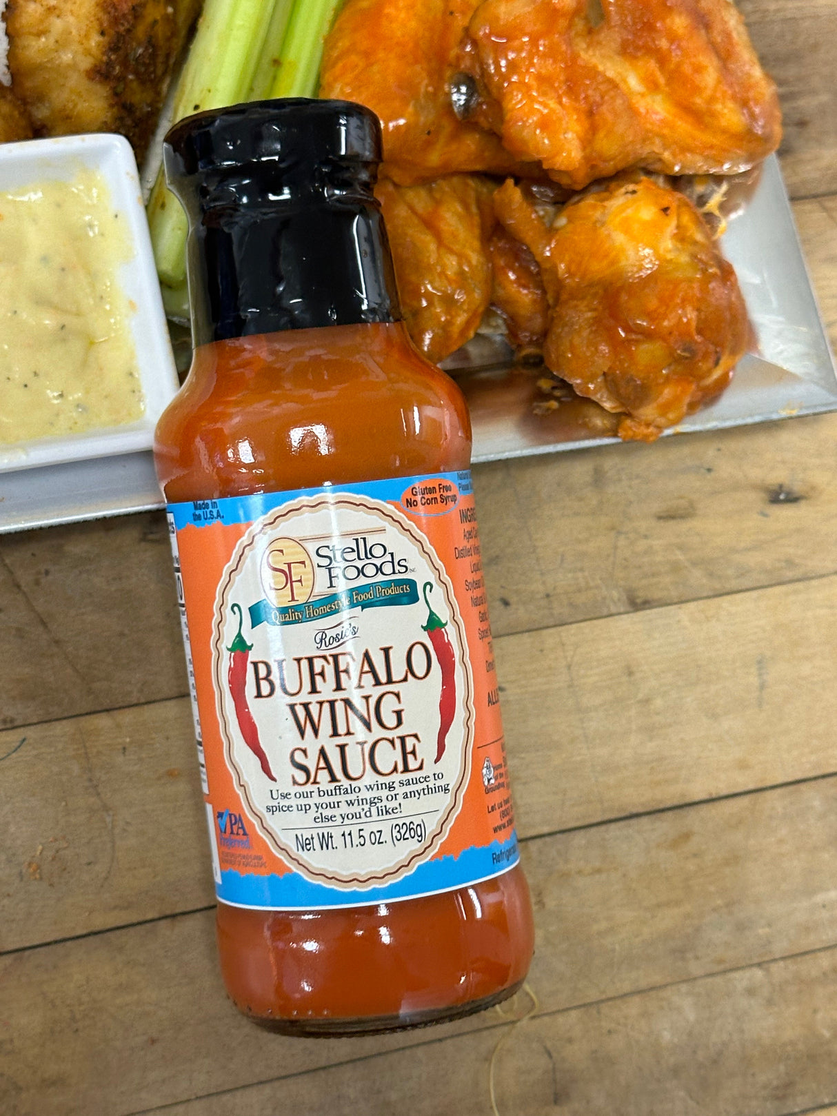 Stello Foods - Rosie's Buffalo Wing Sauce 11 oz From Stello Foods