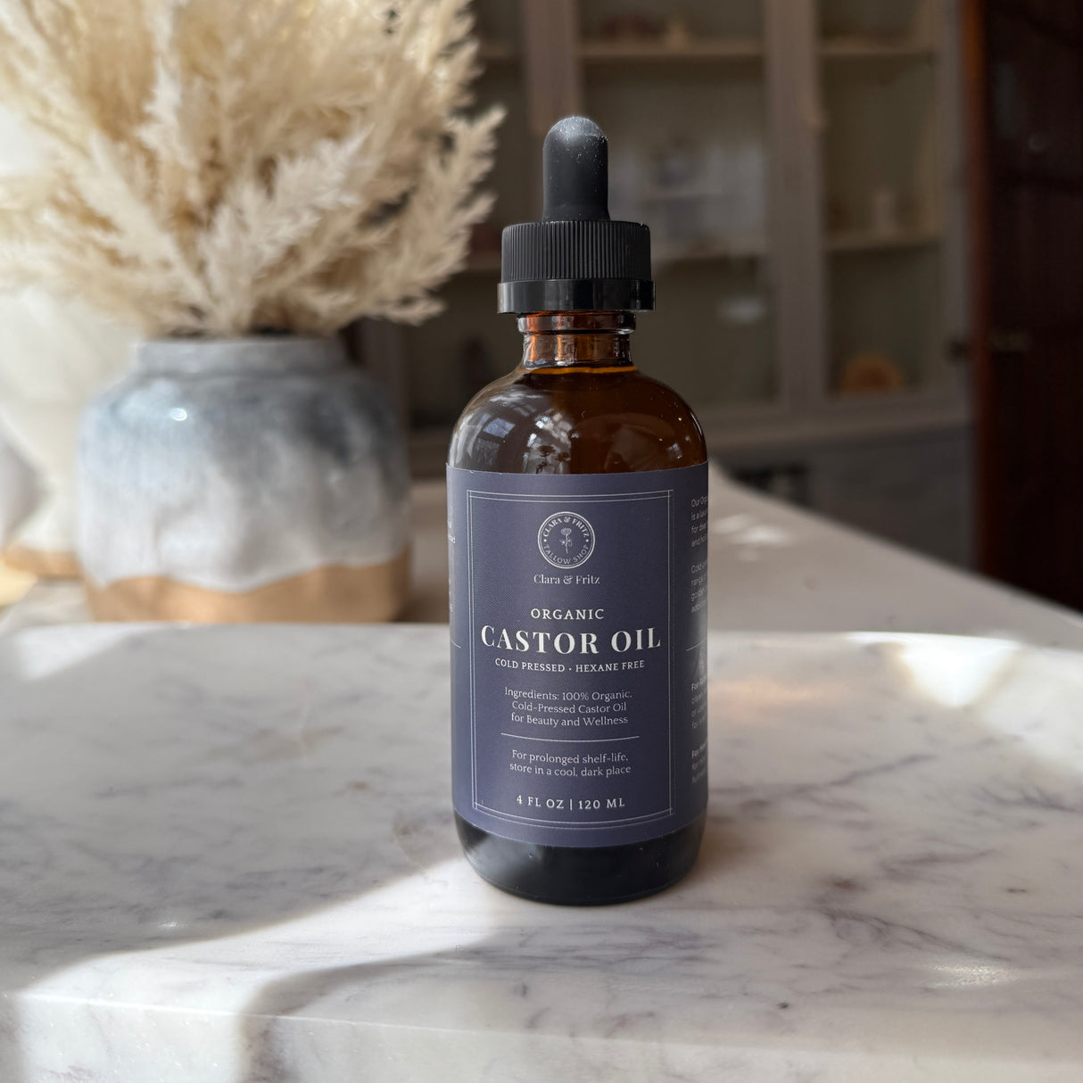 Organic Castor Oil from Clara & Fritz Tallow Shop