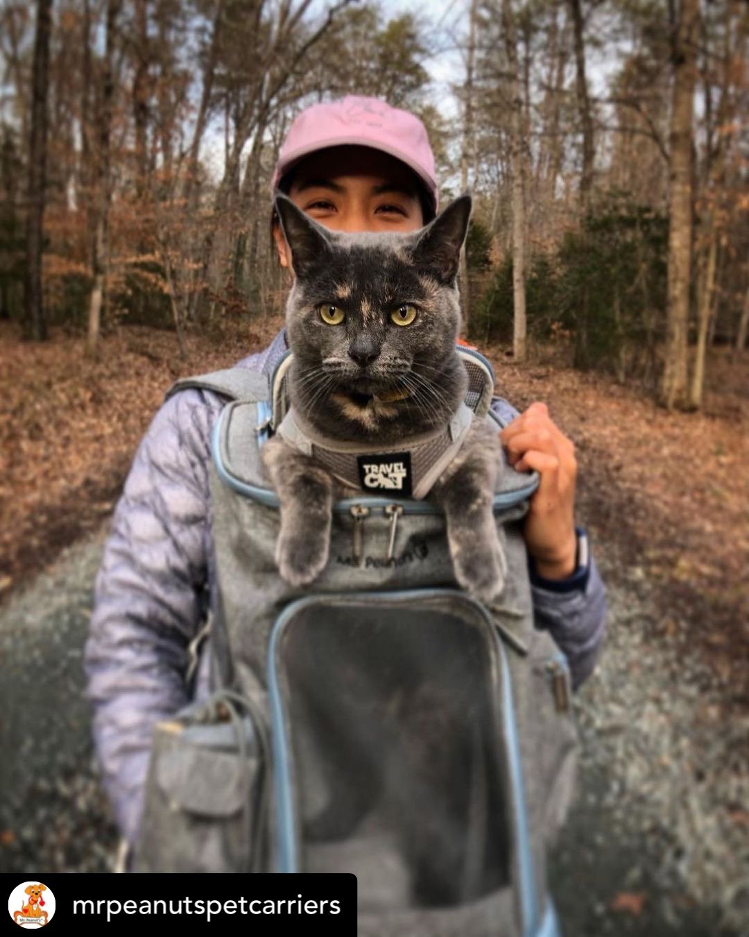 Mr. Peanut's Vancouver Series Backpack Pet Carrier for Smaller Cats and Dogs from Mr. Peanut's Pet Carriers