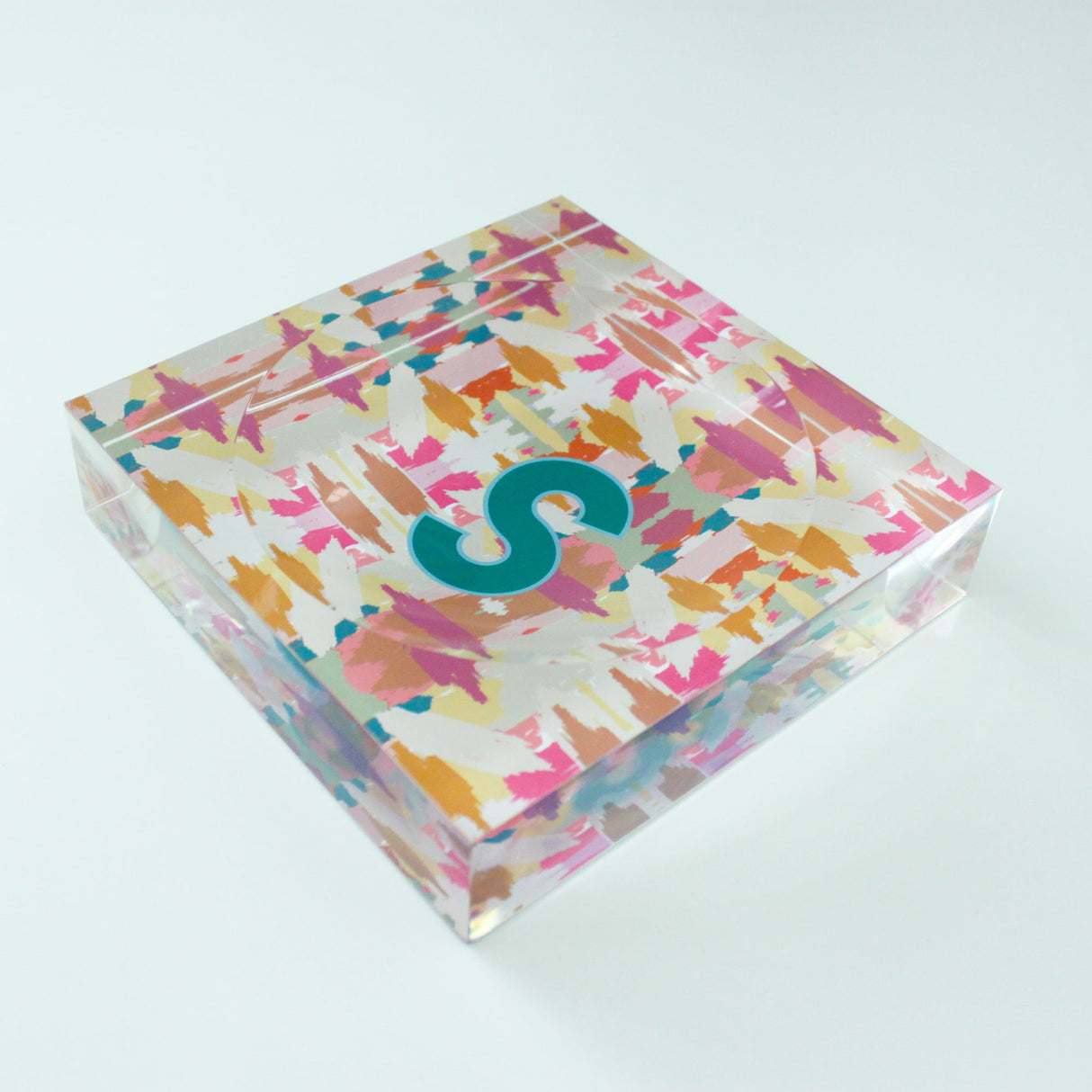 Catchall Tray - Single Initial Mila Copper -  from CB Studio