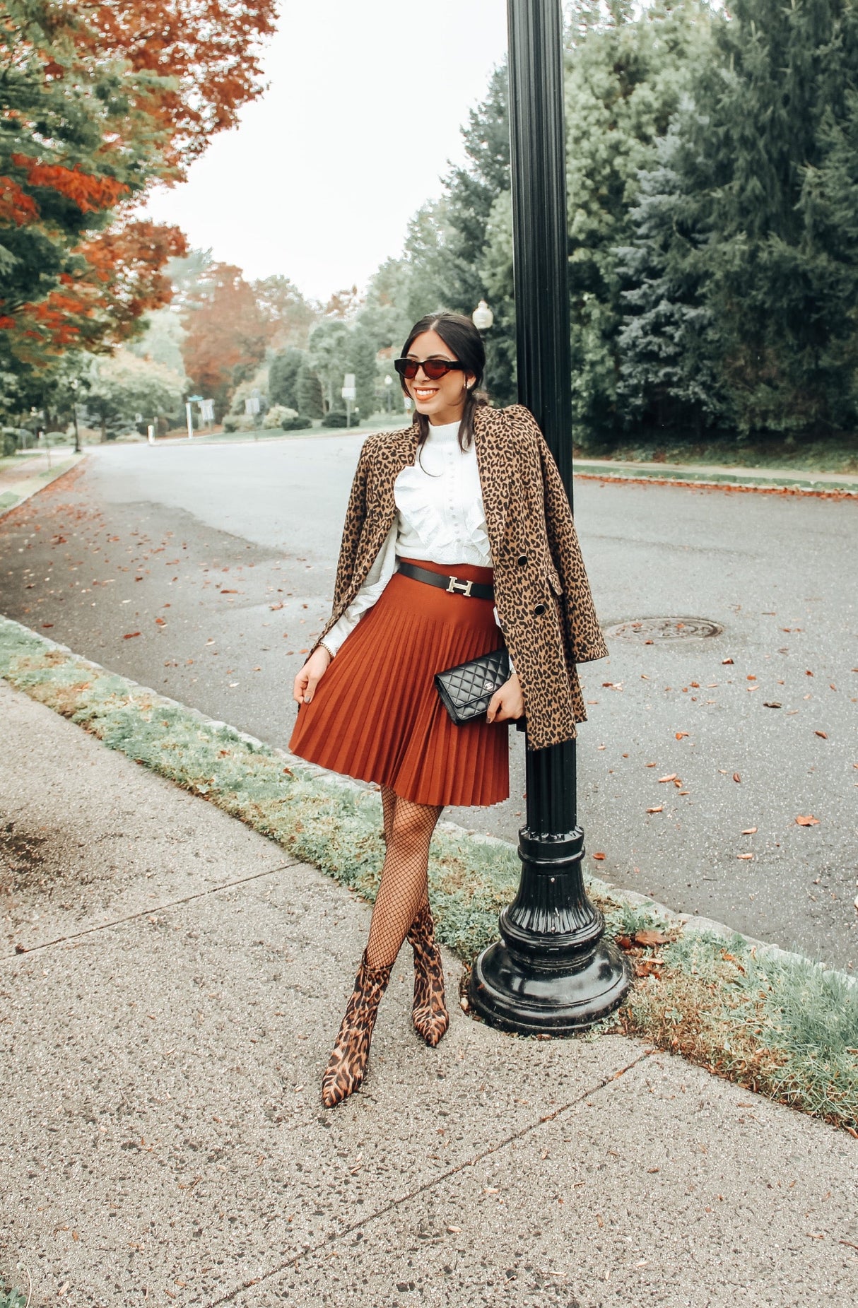 MM YEAR ROUND PLEATED - RUST from Mia Mod