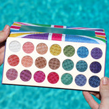 United Shimmerdom -  21 Shimmer Eyeshadow Palette from Rude Cosmetics