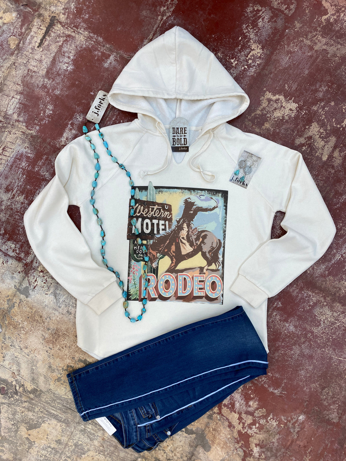 1986 Rodeo Motel Sweatshirt from J.Forks Designs