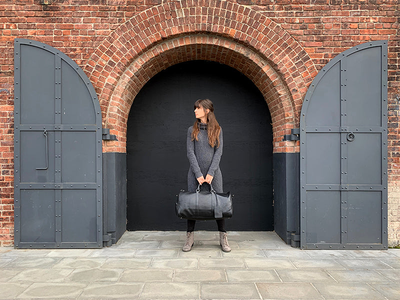 The Endre Weekender | Vintage Leather Duffle Bag from STEEL HORSE LEATHER