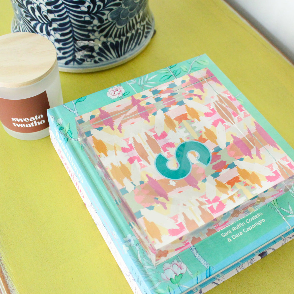 Catchall Tray - Single Initial Mila Copper -  from CB Studio