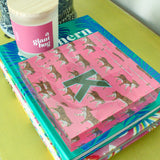 Catchall Tray - Single Initial Tiger Pink -  from CB Studio