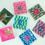 Catchall Tray - Single Initial Maxi Sunset -  from CB Studio