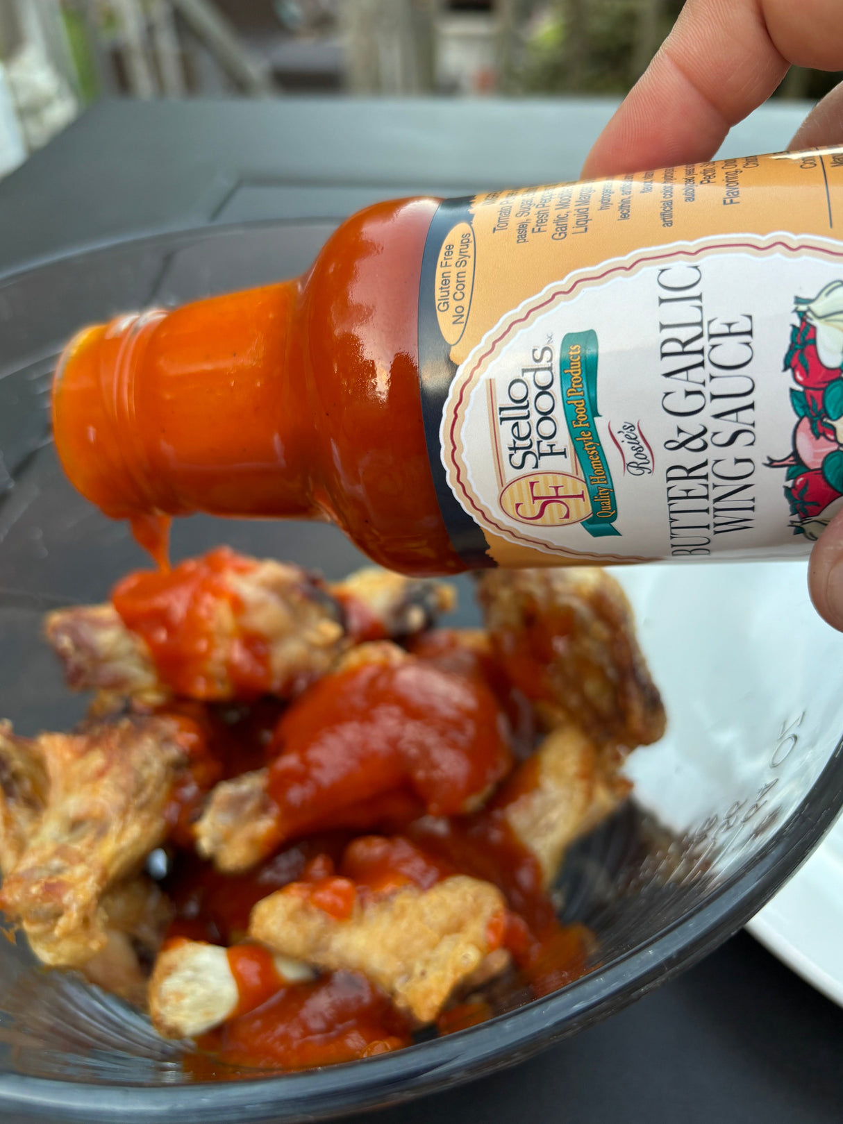Stello Foods - Rosie's Butter & Garlic Wing Sauce 12 oz From Stello Foods