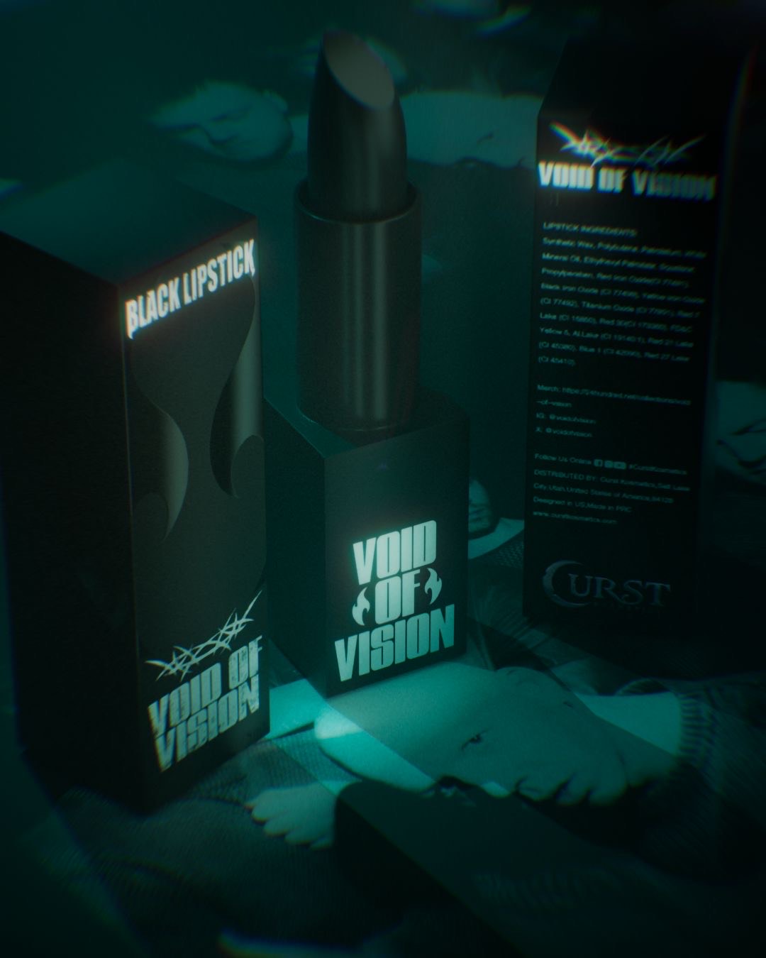 Void Of Vision - Black Lipstick from Curst kosmetics