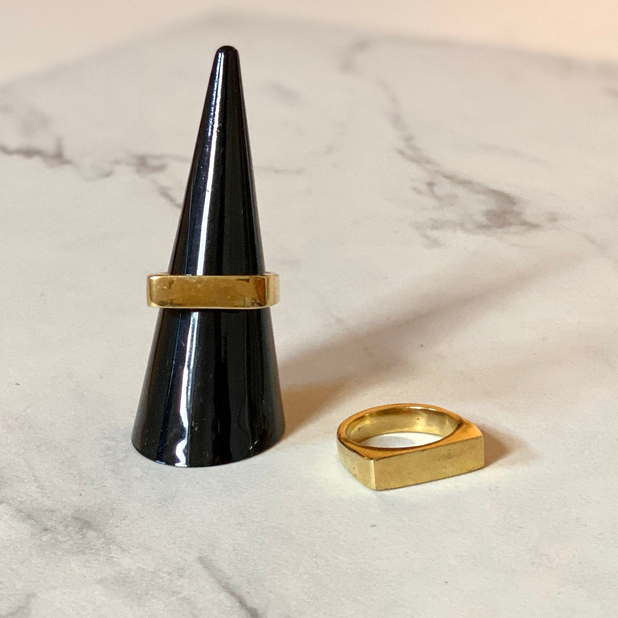 Mesa Brass Bar Ring From Abroad Modern