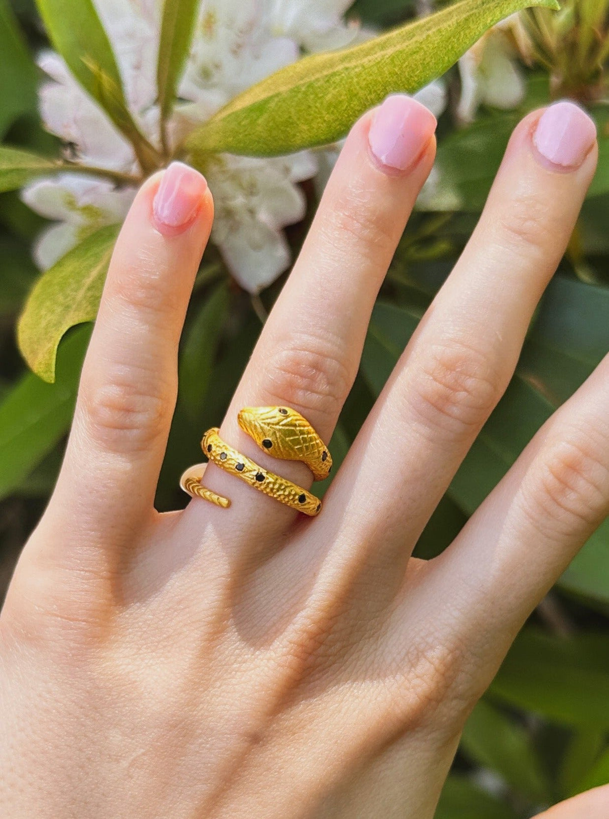 Basil the Cobra Ring from Ash & Rose