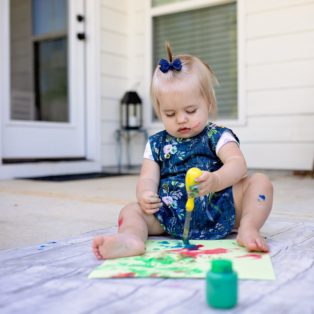 Boho Floral Bapron from BapronBaby