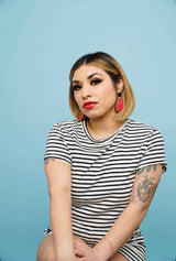 Anatomical Heart Hoops from LE CHIC MIAMI