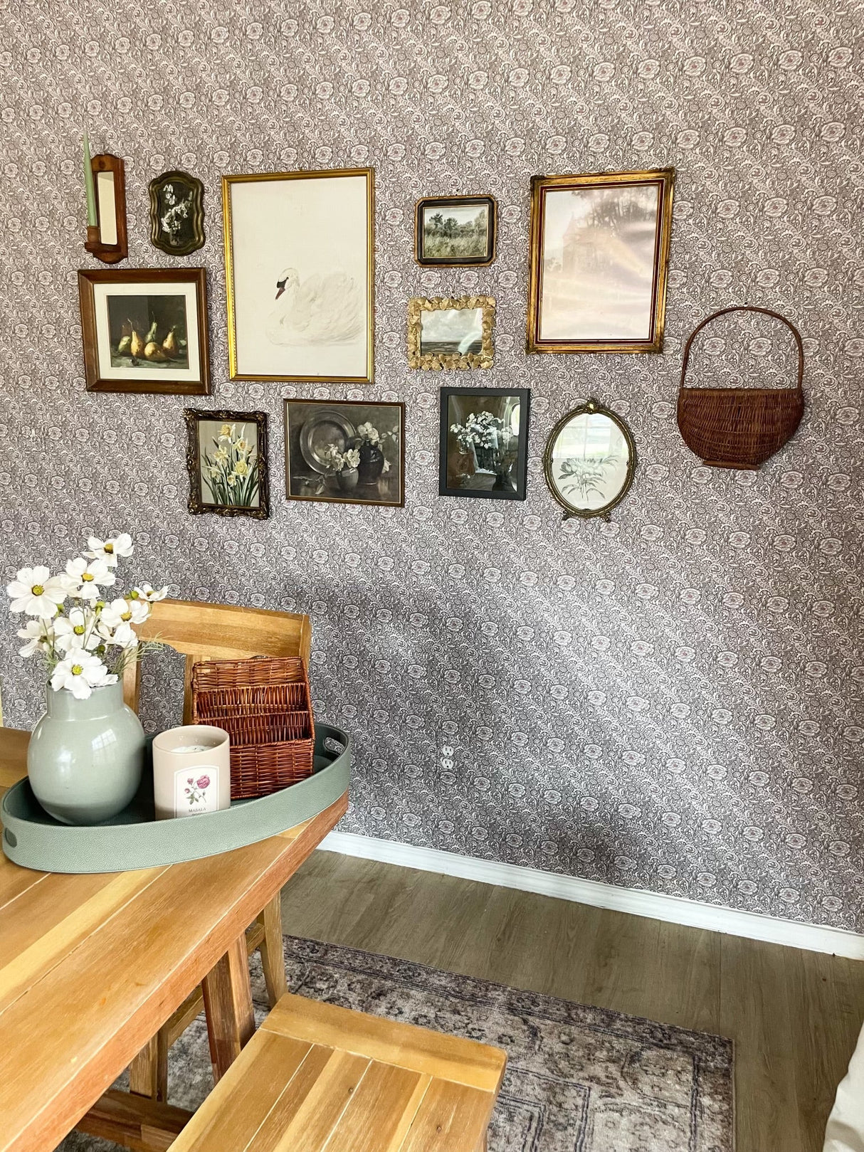 Annika Wallpaper by Bear Bell from Loomwell Home Goods