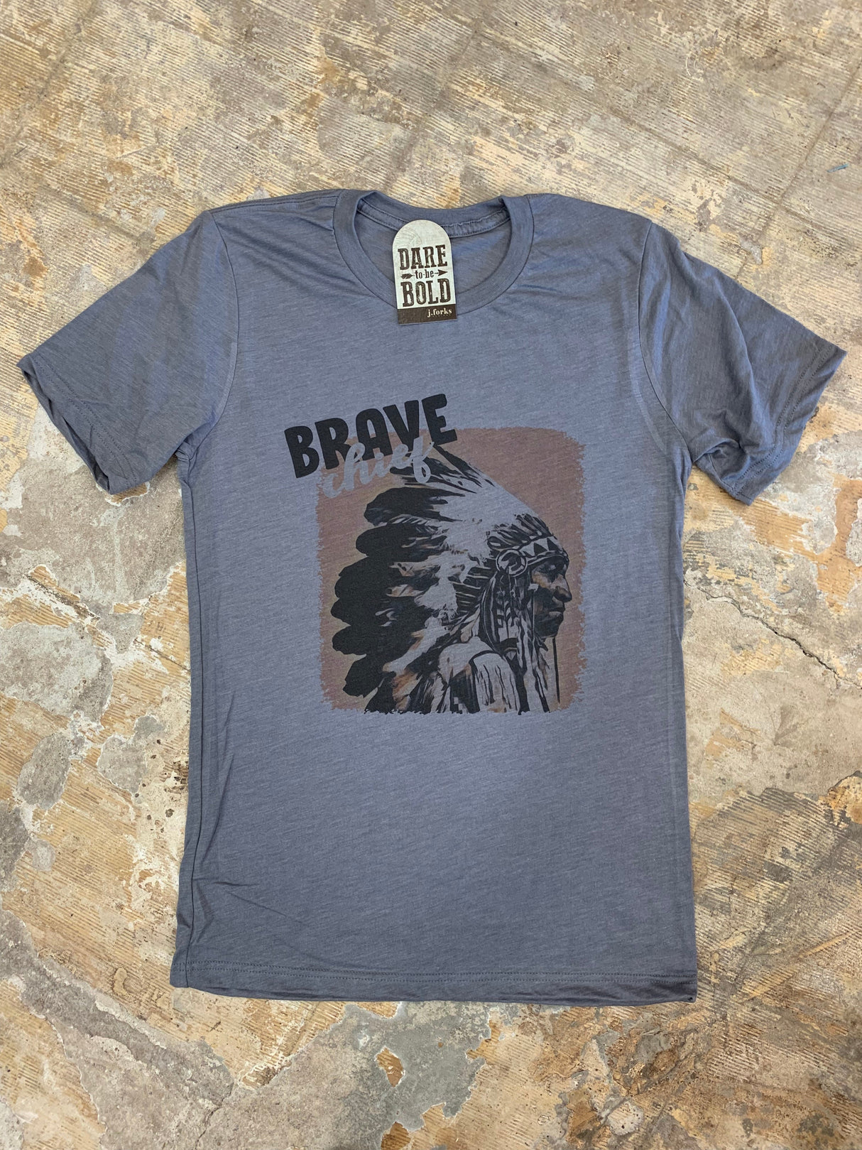 1349 Brave Chief Tee from J.Forks Designs