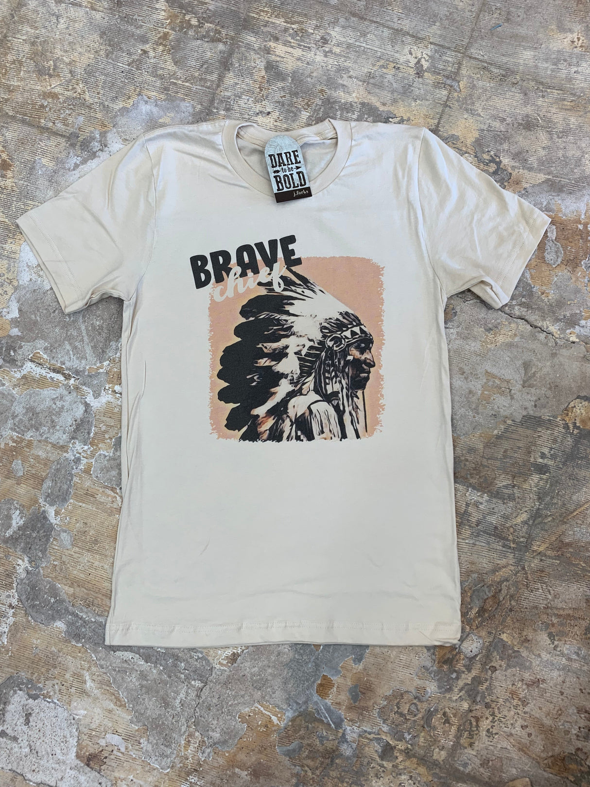 1349 Brave Chief Tee from J.Forks Designs