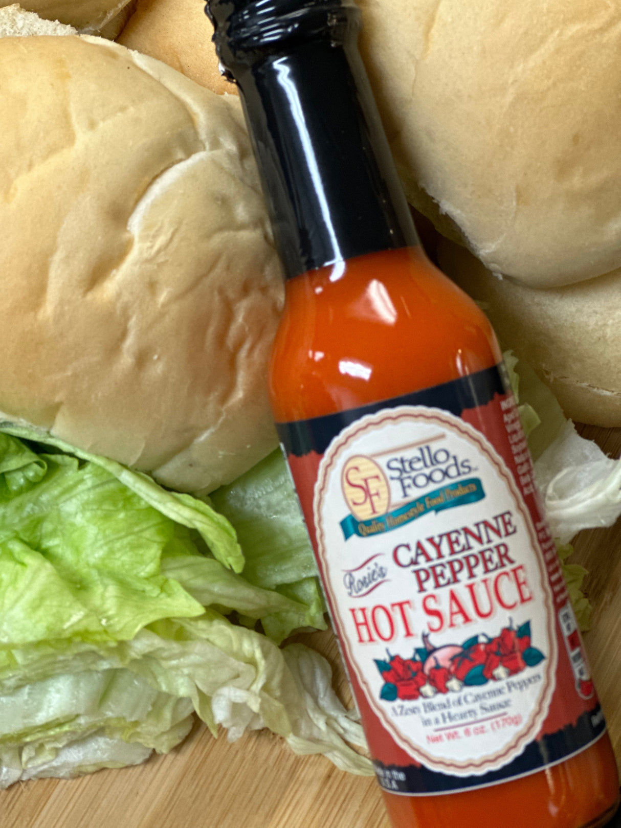 Stello Foods - Rosie's Cayenne Pepper Hot Sauce 6 oz from Stello Foods
