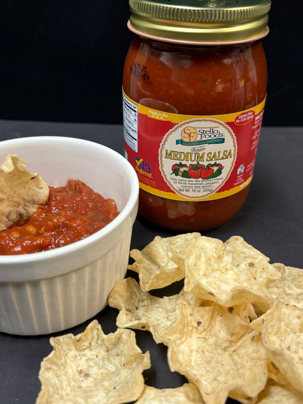 Stello Foods - Rosie's Medium Salsa 16 oz from Stello Foods