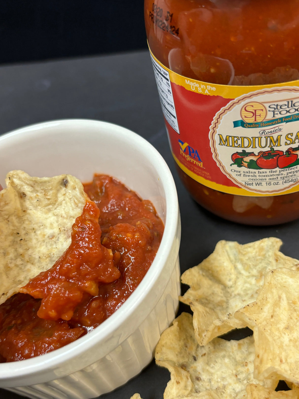 Stello Foods - Rosie's Medium Salsa 16 oz from Stello Foods