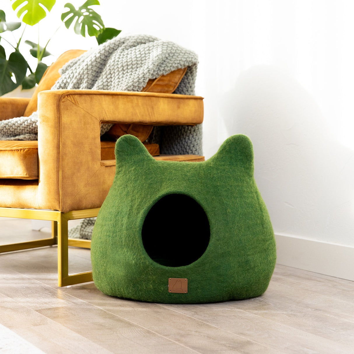 Forest Green | Ear Style Cave from Fuzzy Cove
