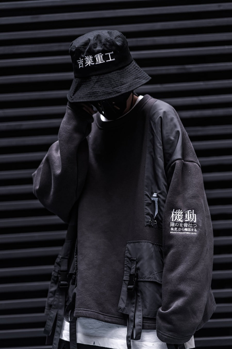 Heavy Industrial OG Sweatshirt (Comes with scarf) From Niepce Inc