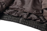 REED Men's American Style Bomber Genuine Leather Jacket - Imported from Reed Leather