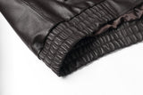 REED Men's American Style Bomber Genuine Leather Jacket - Imported from Reed Leather