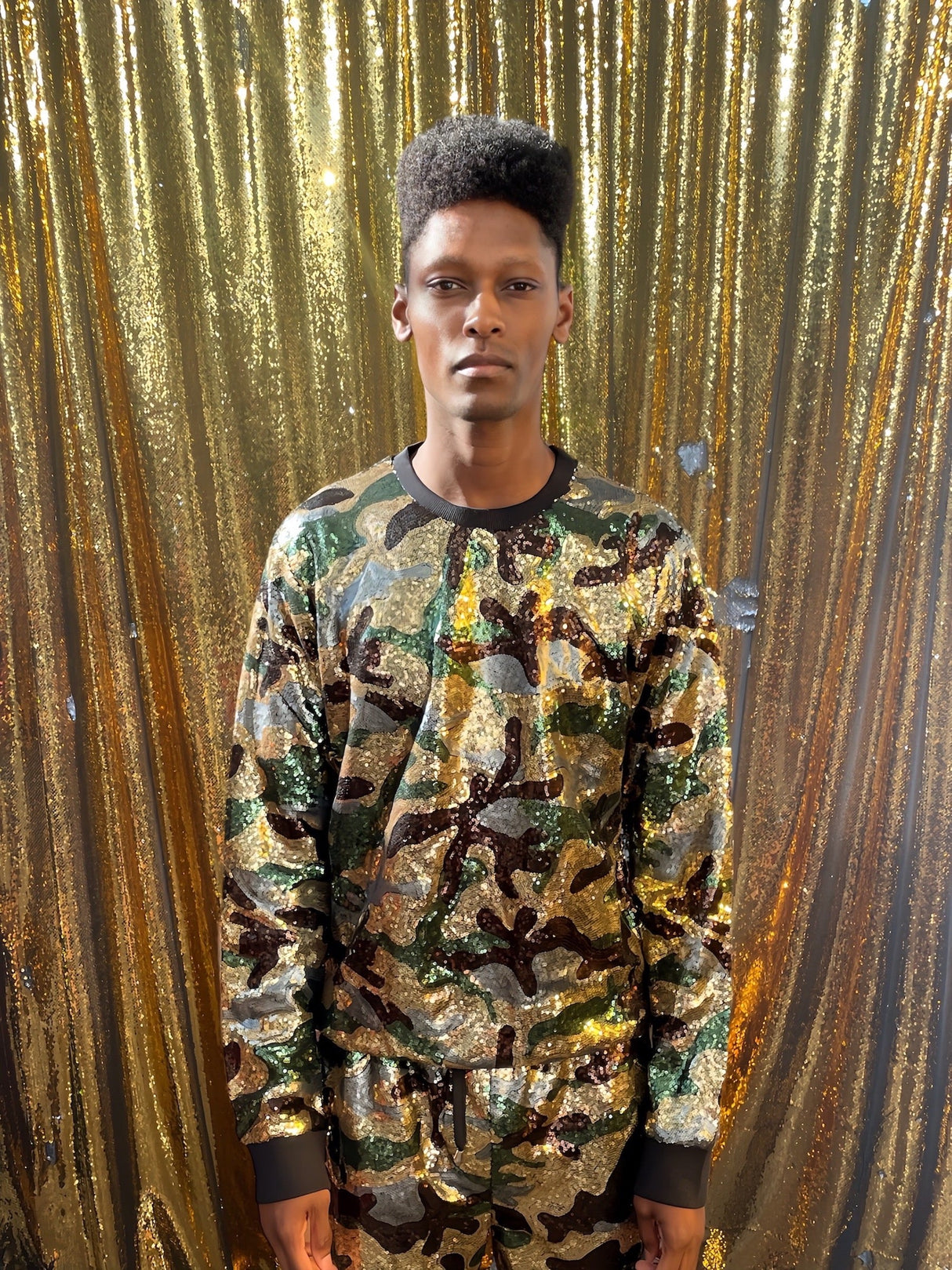 Any Old Iron Men's Camo Sweatshirt from Any Old Iron