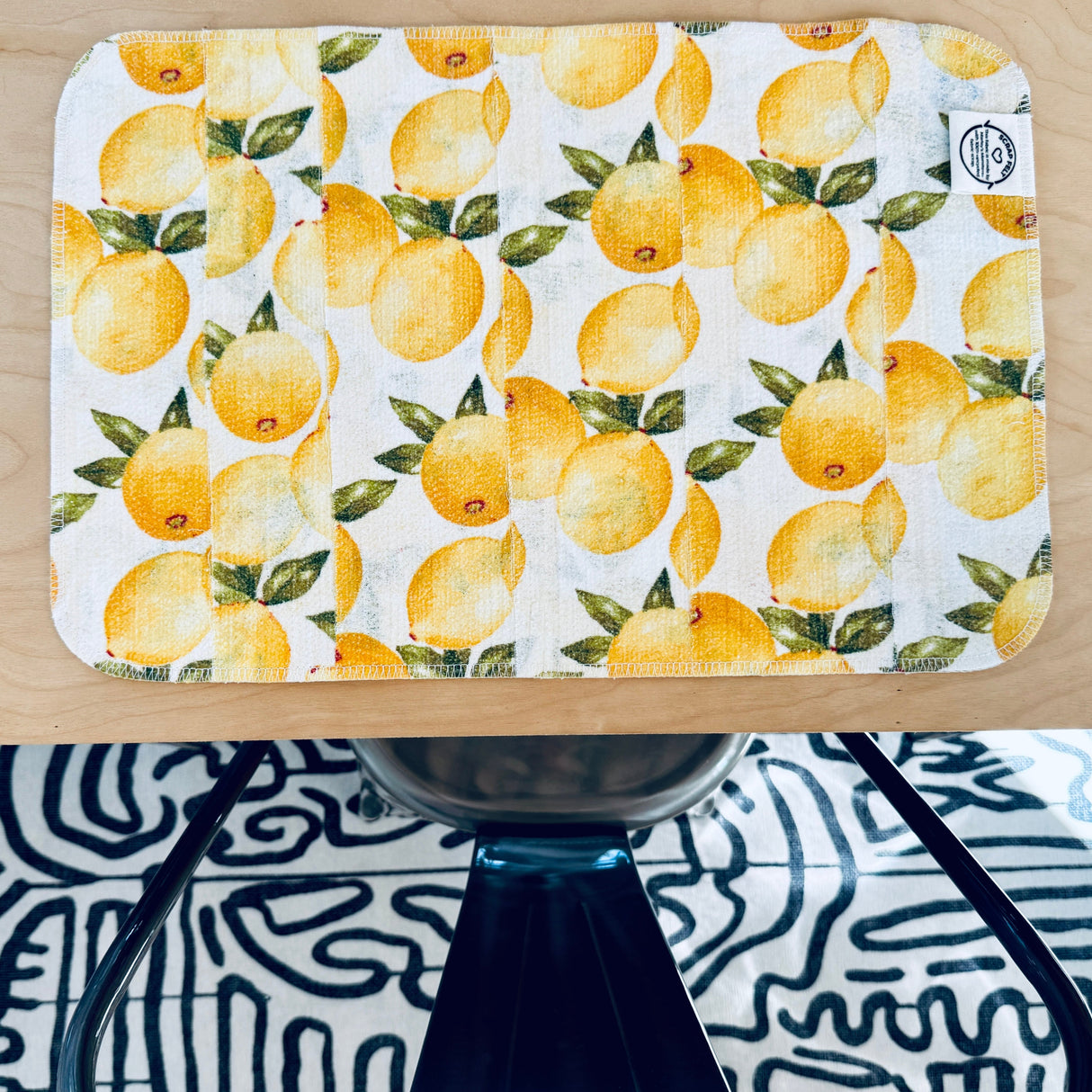Scrap Felt Placemat / Drying Mat from Marley's Monsters