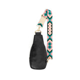 The Atlas | Zippered Sling Bag (Black) - Pick Your Strap from Babs+Birdie
