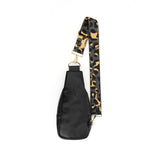The Atlas | Zippered Sling Bag (Black) - Pick Your Strap from Babs+Birdie