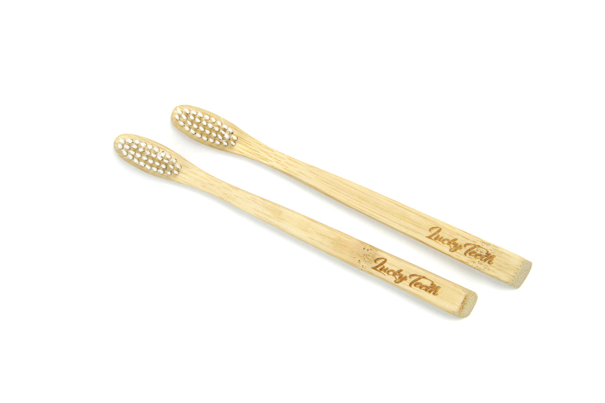 Bamboo Toothbrush With Soft Bristles For KIDS from Lucky Teeth