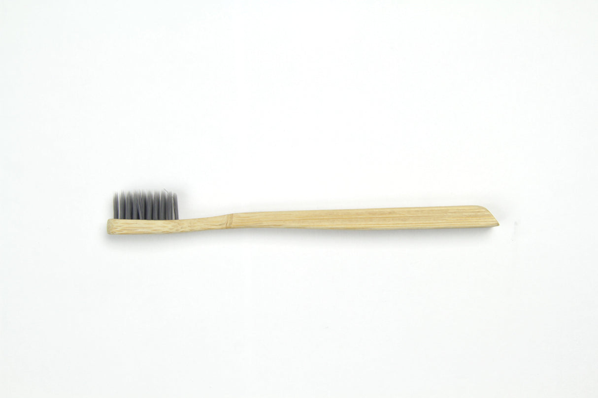 KIDS Bamboo Charcoal Toothbrush - Soft Bristles, BPA & Phthalates Free from Lucky Teeth