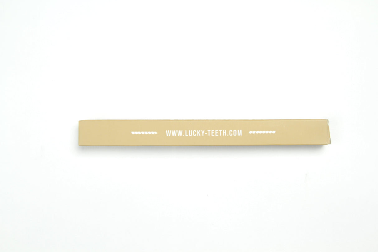 Bamboo Toothbrush With Charcoal Bristles - Soft Bristles, BPA and Phthalates Free from Lucky Teeth