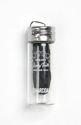 Organic Bamboo Dental Floss - Activated Charcoal Floss in Glass Jar 30m / 33 yds from Lucky Teeth