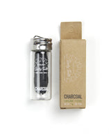 Organic Bamboo Dental Floss - Activated Charcoal Floss in Glass Jar 30m / 33 yds from Lucky Teeth