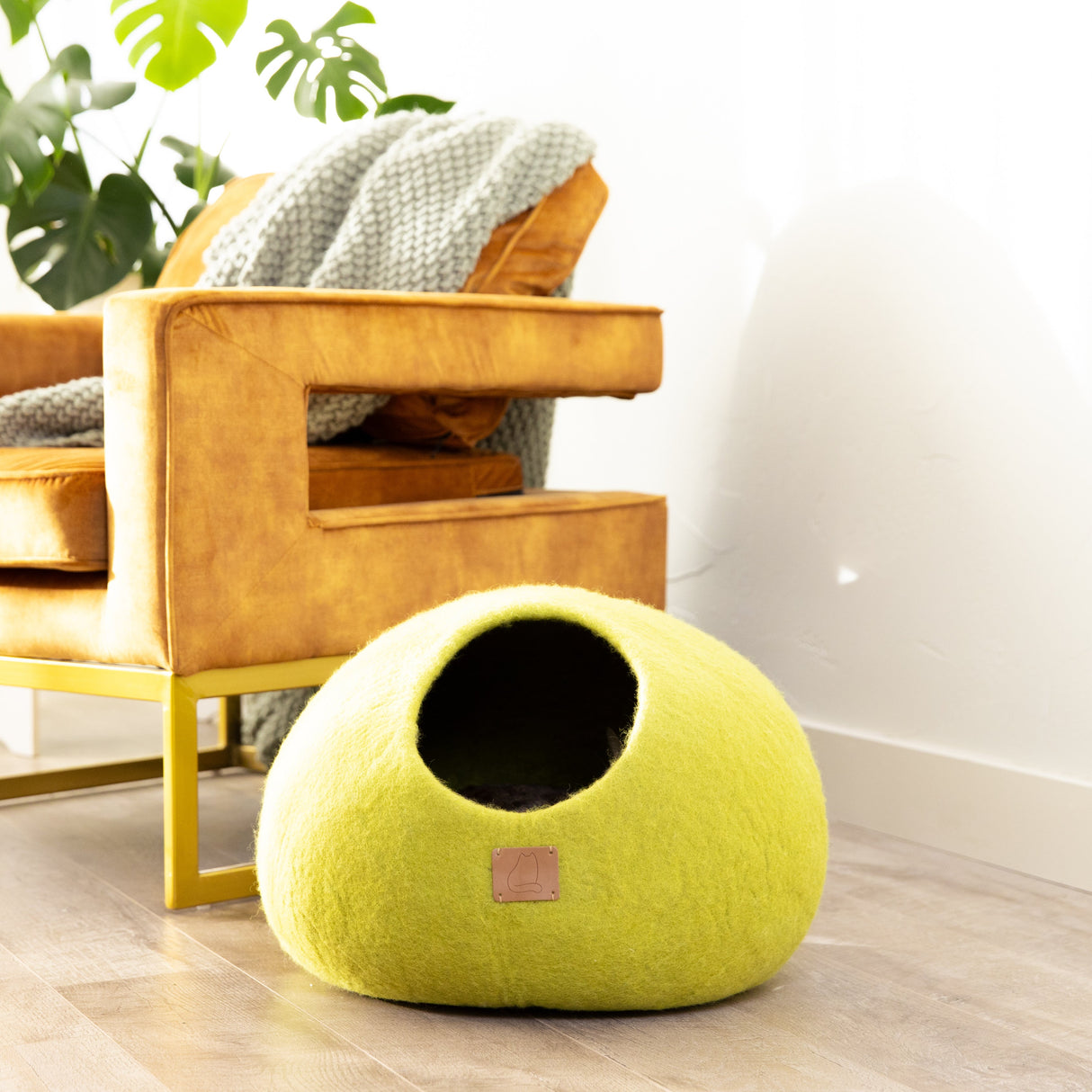 Citrus Green | Round Style Cave from Fuzzy Cove