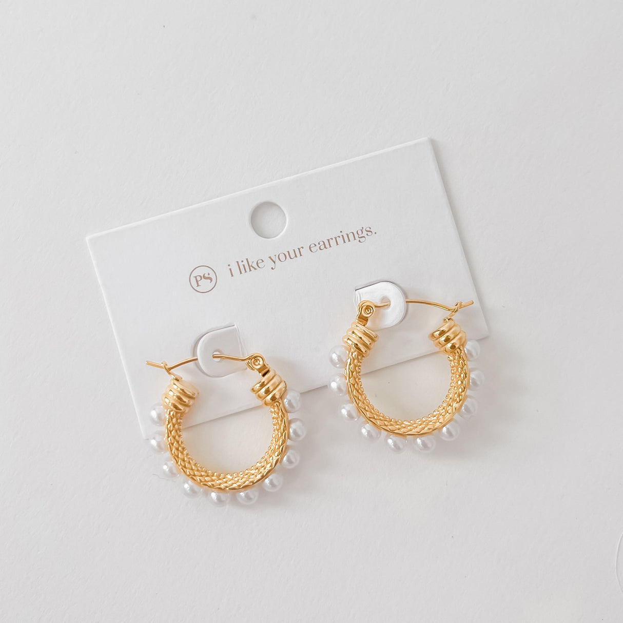 Angel Of The Sea Hoop Earrings WATERPROOF from Pretty Simple