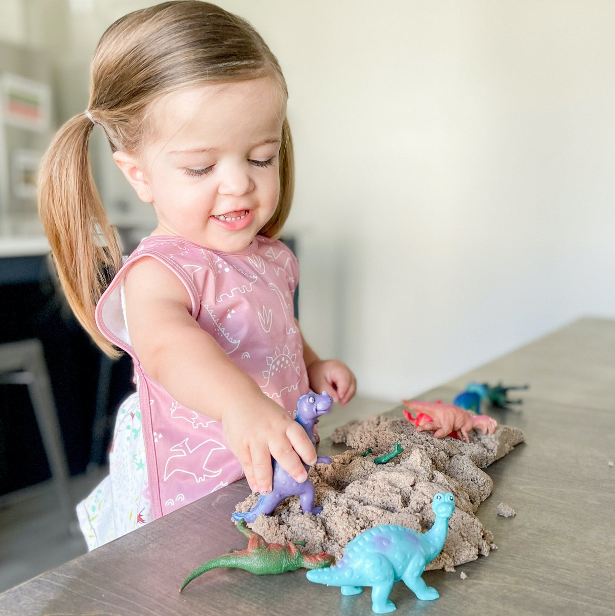Dino Friends - Blush Bapron from BapronBaby