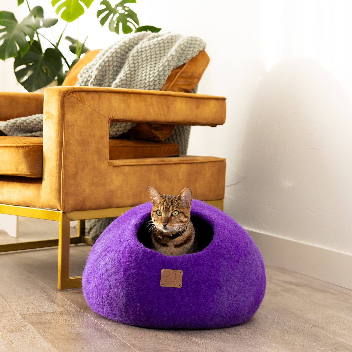 Plum Purple | Round Style Cave from Fuzzy Cove