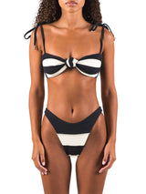 MONTAUK BIKINI TOP - BLACK AND WHITE CONTRAST from ELYSIIAN