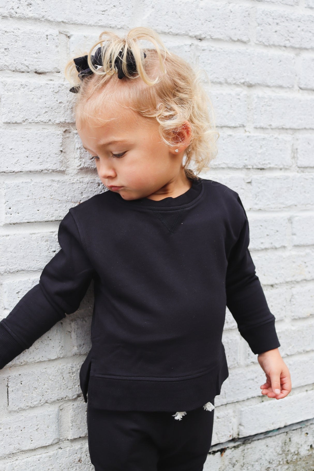 BLACK TERRY DREAM PULLOVER from DREAM BIG LITTLE CO