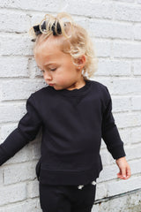 BLACK TERRY DREAM PULLOVER from DREAM BIG LITTLE CO