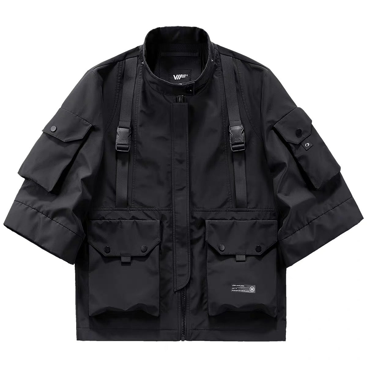 IBJ169 Paratrooper Short Sleeves Jacket from Niepce Inc