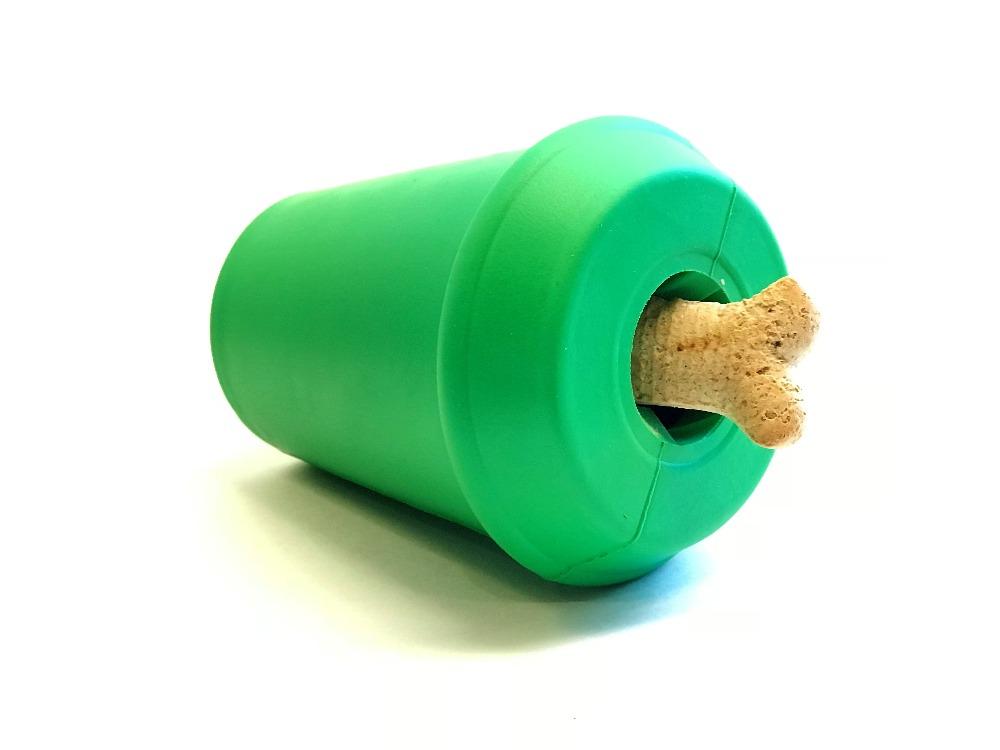 Coffee Cup Durable Rubber Chew Toy and Treat Dispenser From SodaPup