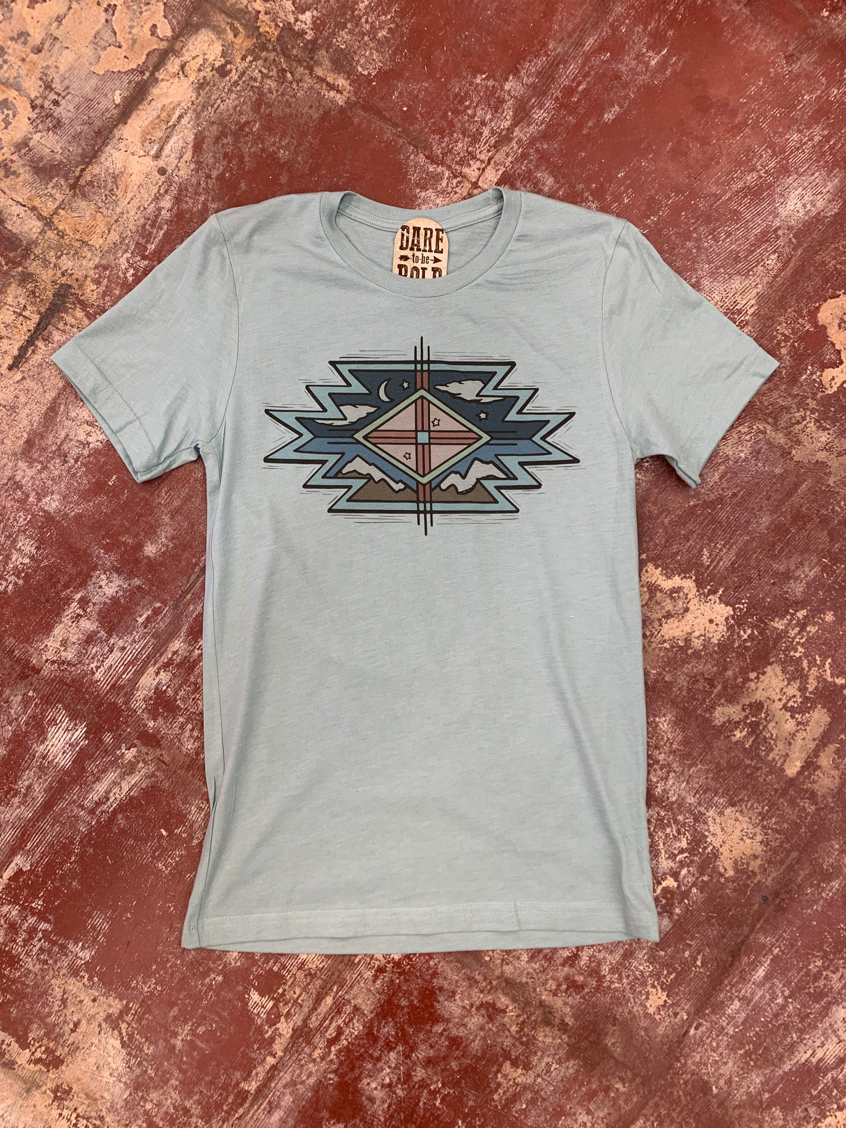 1582 Aztec Clouds Tee from J.Forks Designs