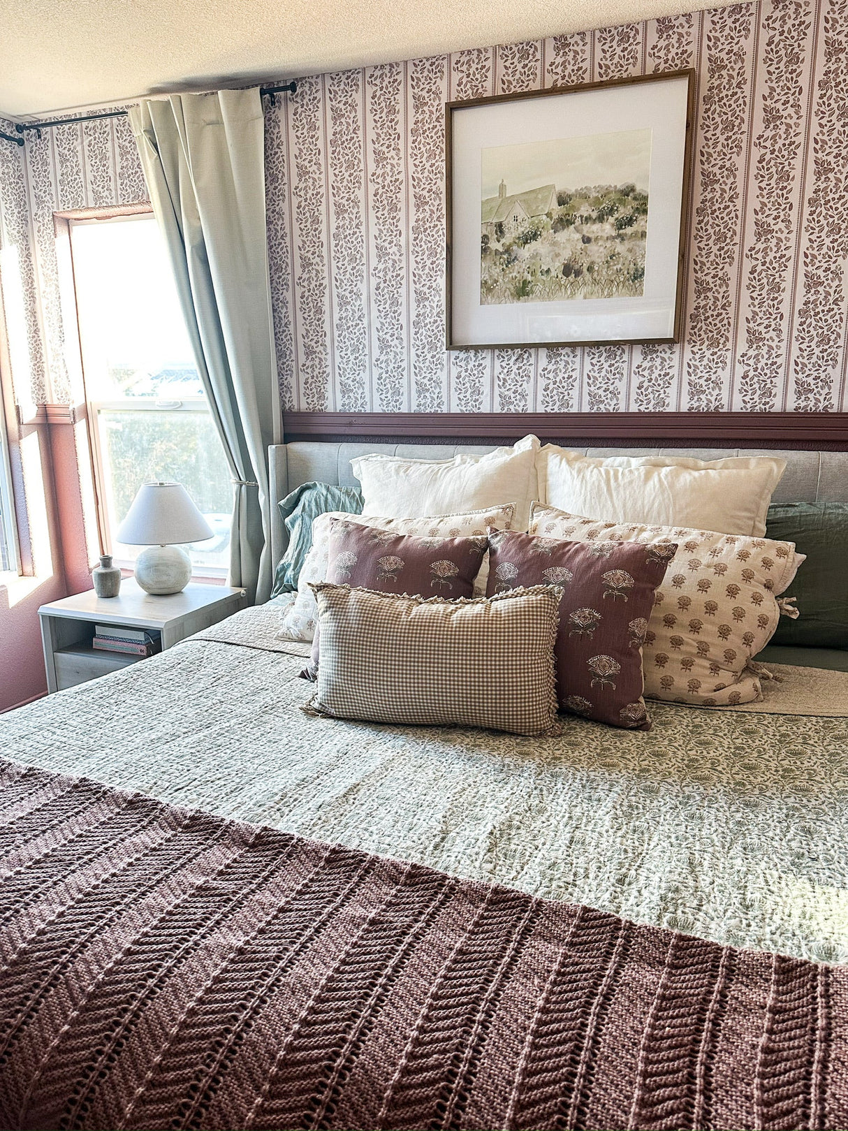 Bridget Wallpaper by Fox and Pebble from Loomwell Home Goods