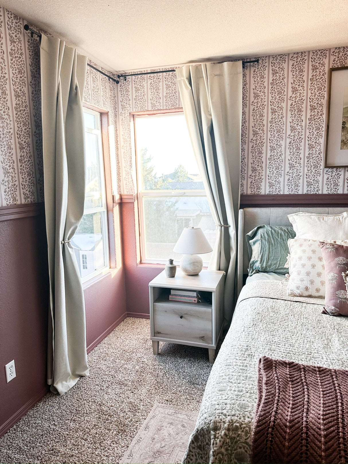 Bridget Wallpaper by Fox and Pebble from Loomwell Home Goods