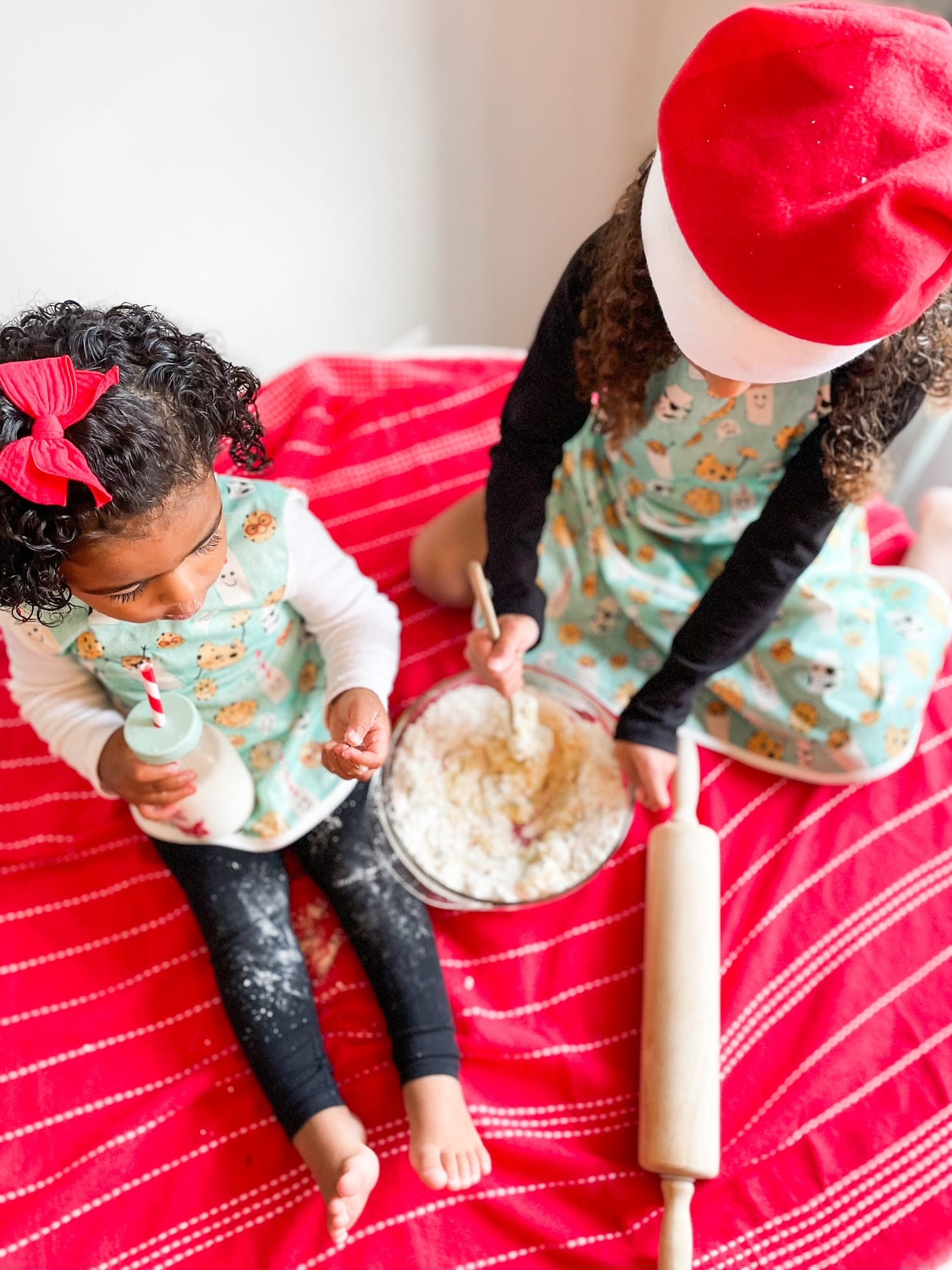 Cookies & Milk Apron - fits sizes youth small through adult 2XL from BapronBaby