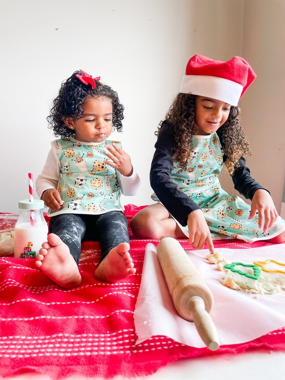 Cookies & Milk Apron - fits sizes youth small through adult 2XL from BapronBaby